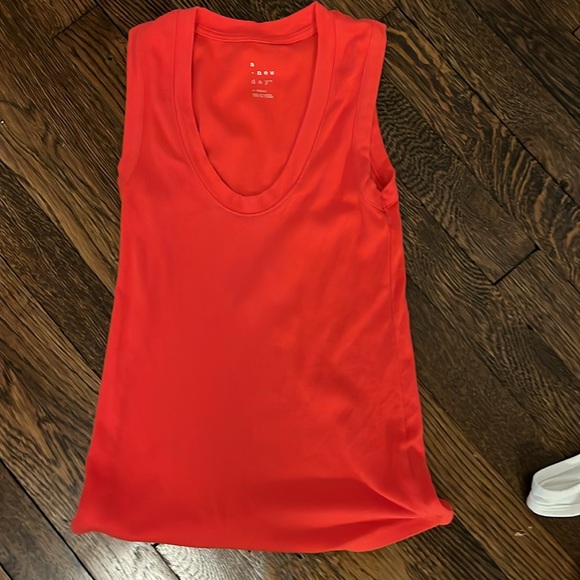 3 tank tops, two are razorback, red, black and white size small - Picture 4 of 4